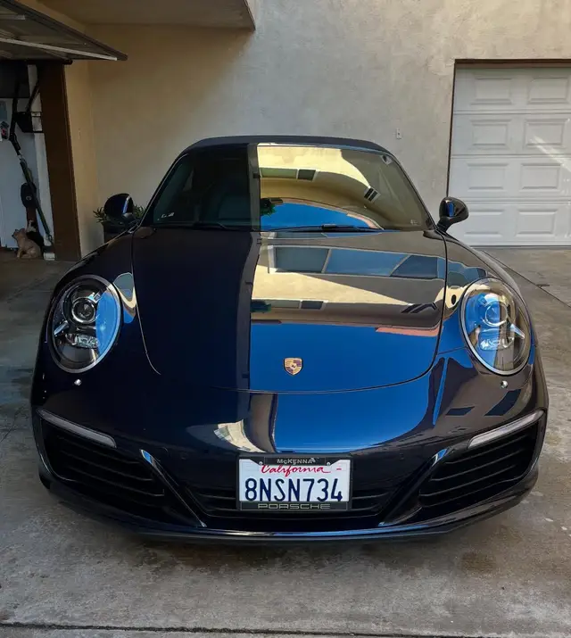 Porsche 911 after a detail